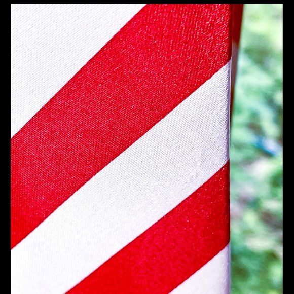 ⭐️HP⭐️VTG▪️RENE CHAGAL▪️Lot of 2 Handmade Patriotic American Flag Neckties - Picture 6 of 7